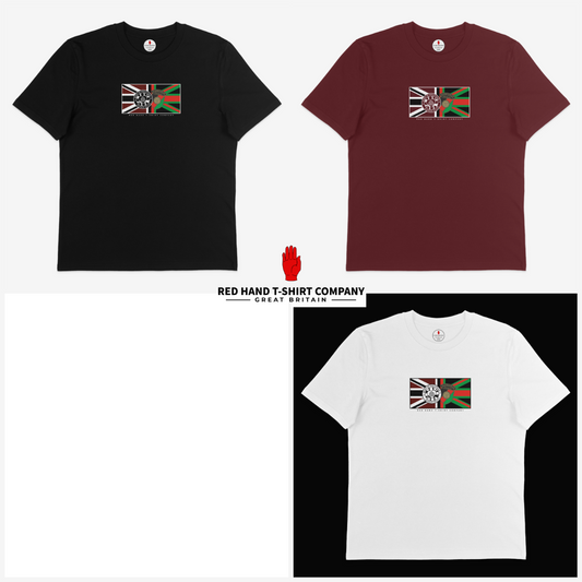 Hearts Glentoran Union Flag T-shirt