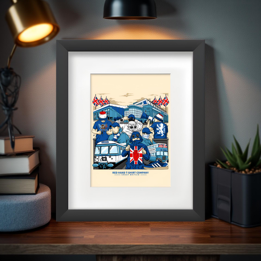 Glasgow Rangers A Way Of Life A4 Print
