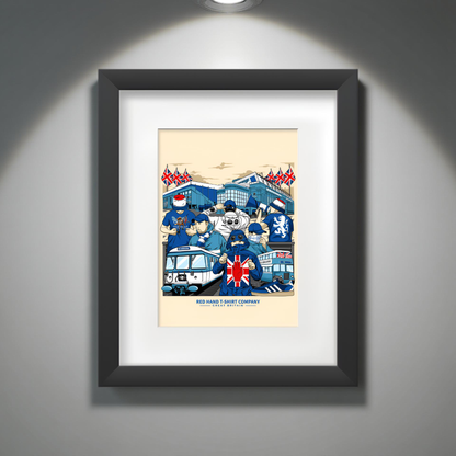 Glasgow Rangers A Way Of Life A4 Print