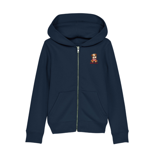 Bulldog Zip Hoodie - Navy