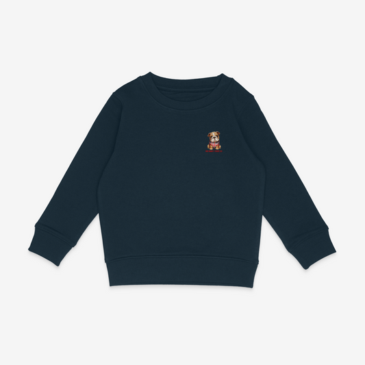 Bulldog Sweatshirt Kids - Navy