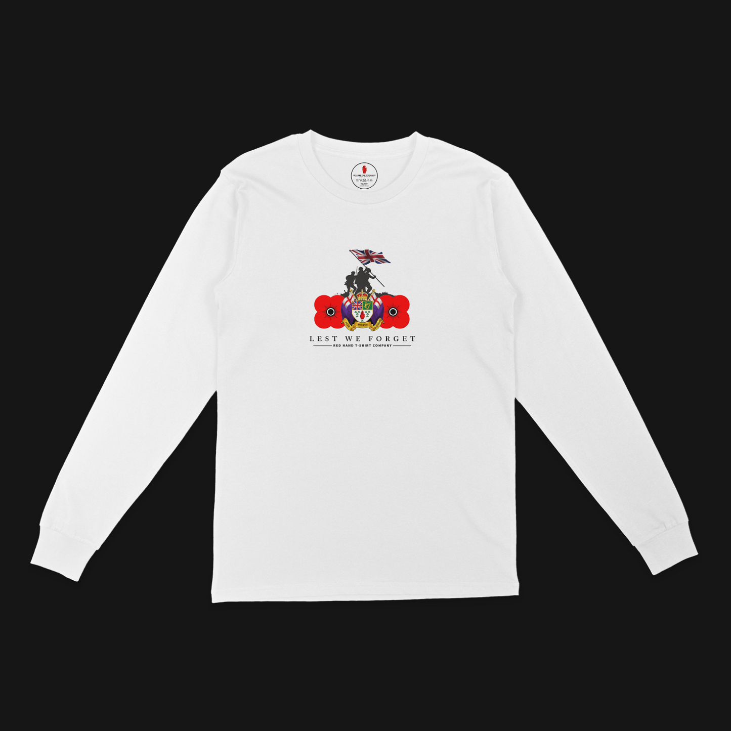 36th Ulster Division Lest We Forget Long Sleeve T-shirt