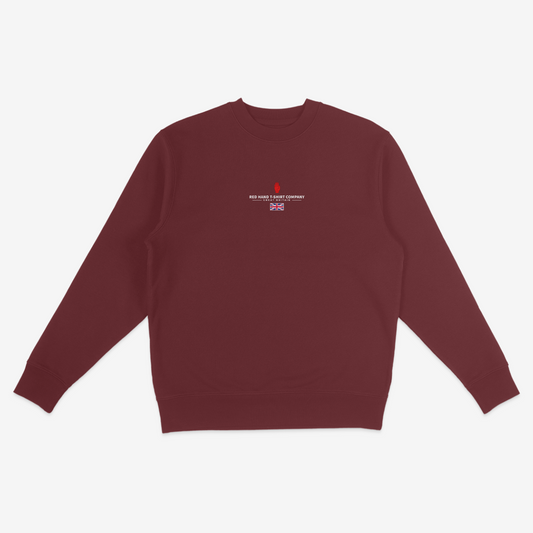 (Sale) RHTC Great Britain Sweatshirt - XL Burgundy