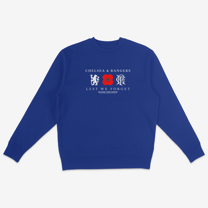 Chelsea & Rangers Lest We Forget Sweatshirt