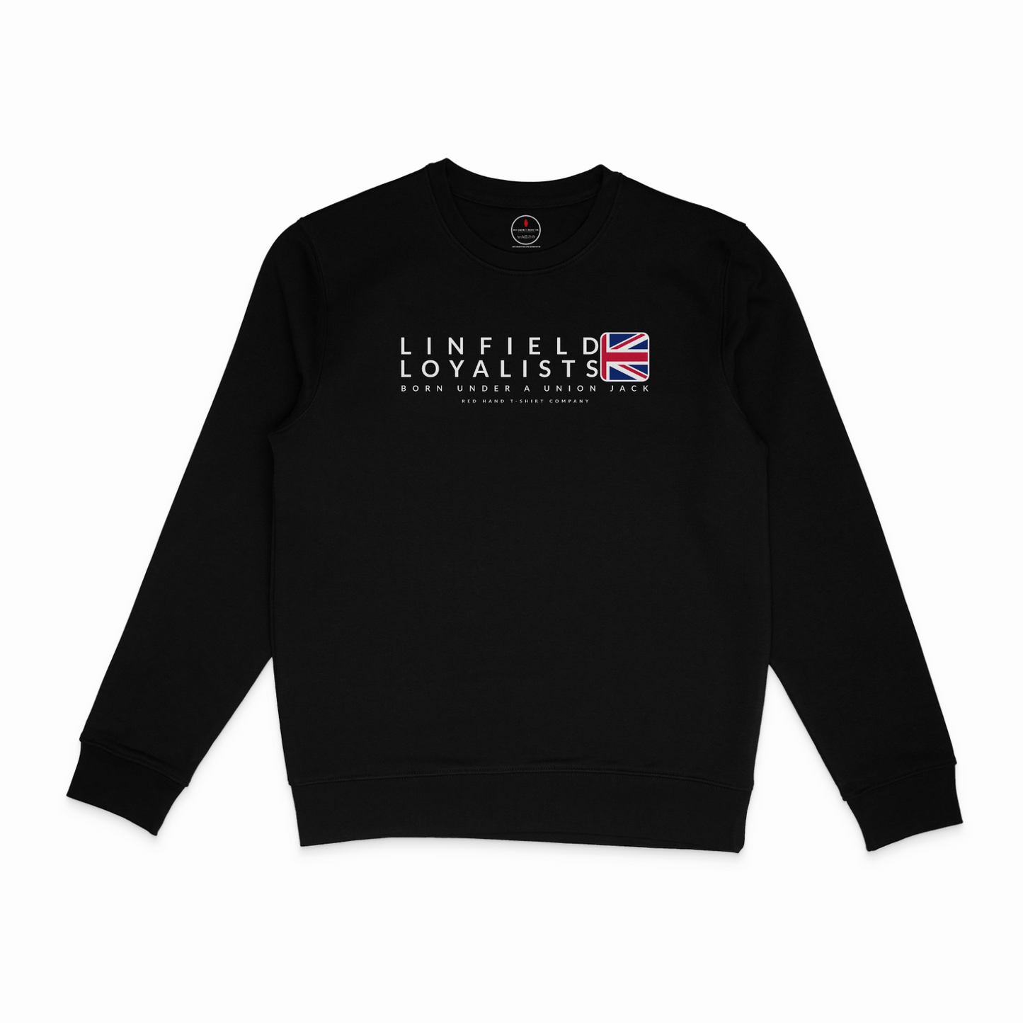 Linfield Born Under A Union Jack Sweatshirt