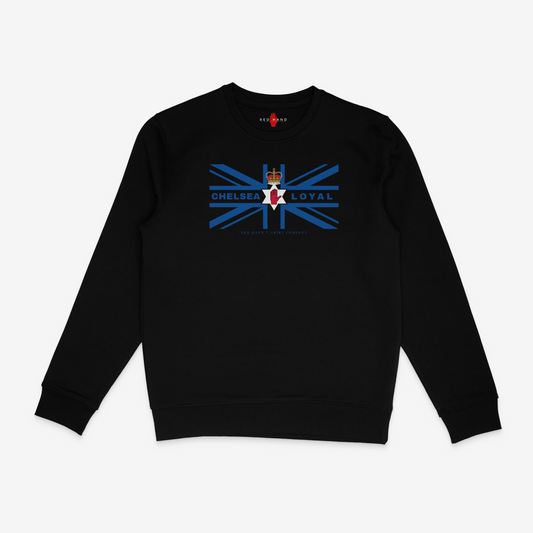 Chelsea Loyal Flag Sweatshirt - Black