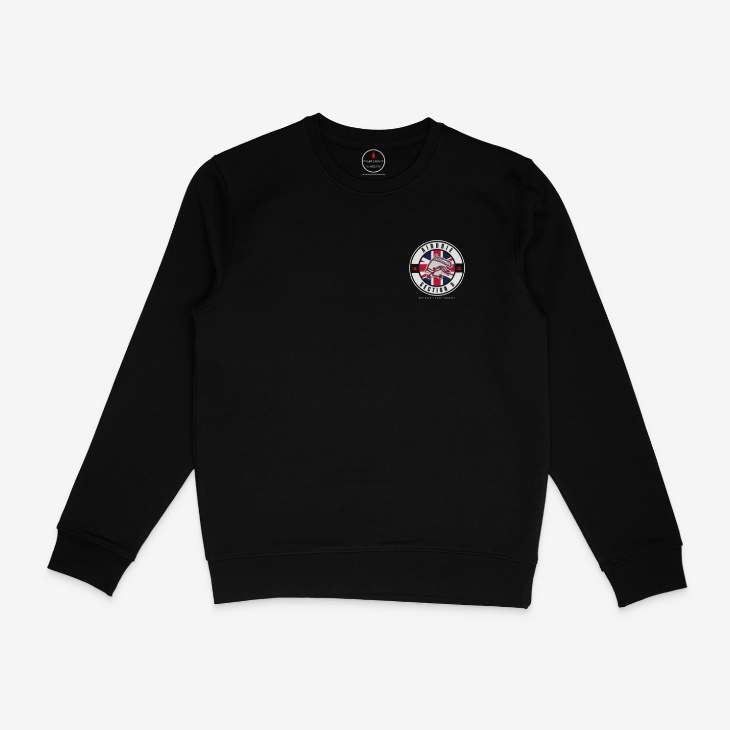 Airdrie Section B T-shirt Sweatshirt (Breast Print) - Black