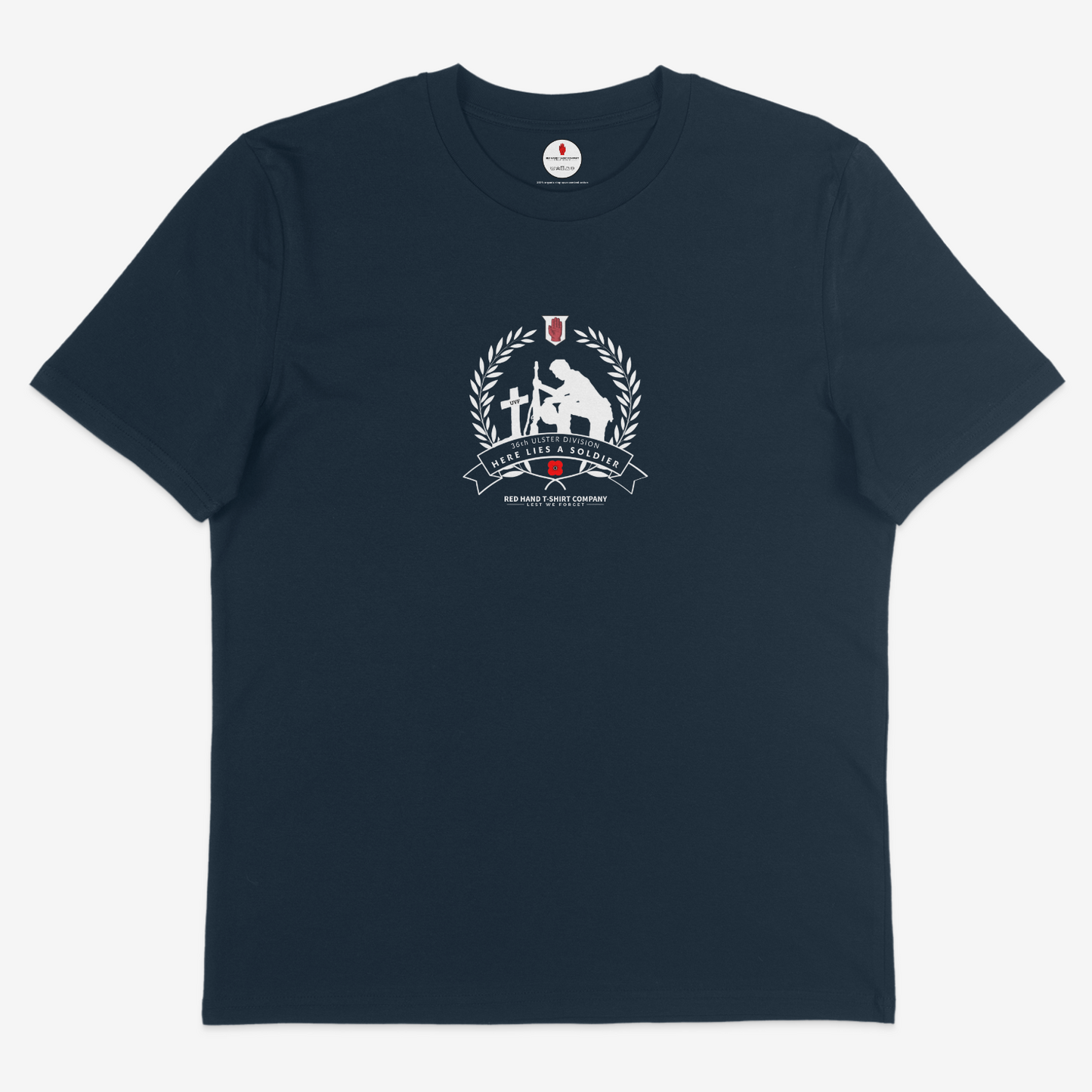 36th Ulster Division Here Lies A Soldier T-shirt