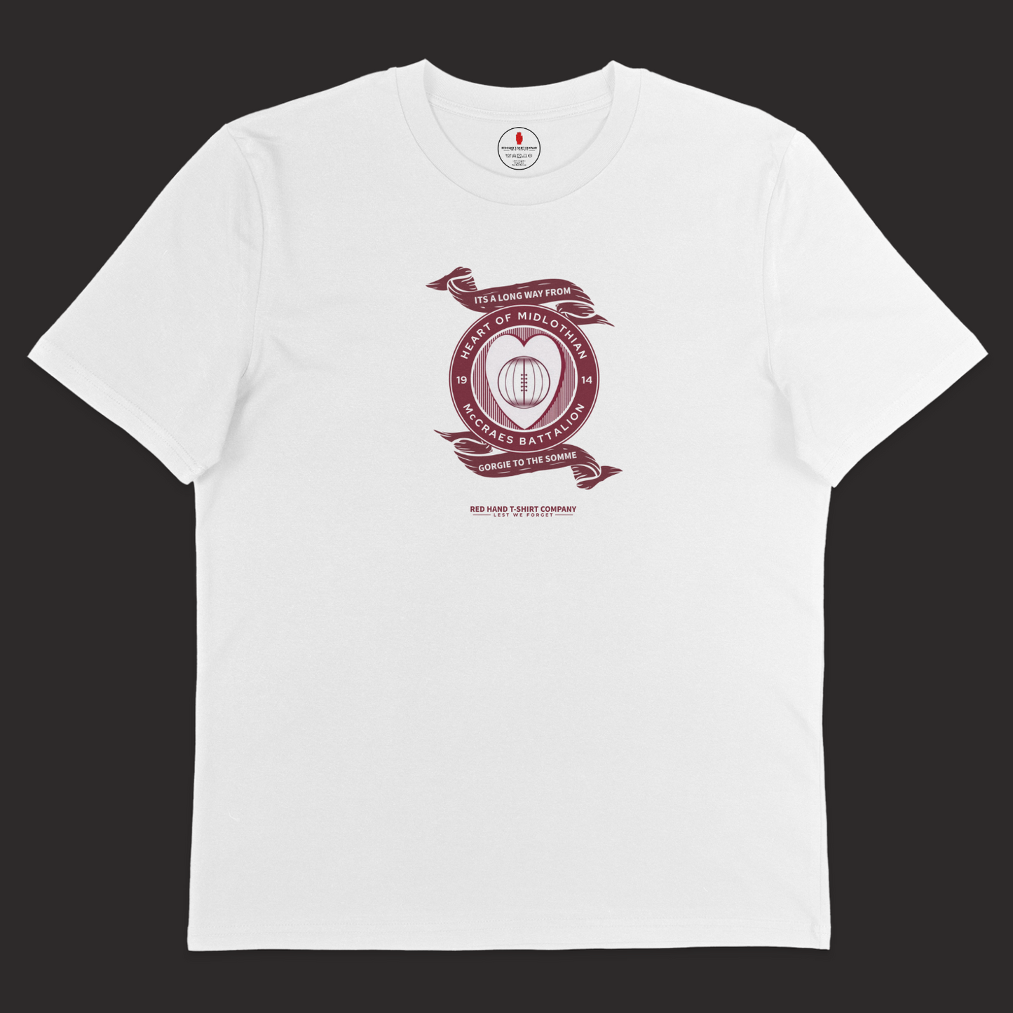 Hearts Gorgie to The Somme T-shirt