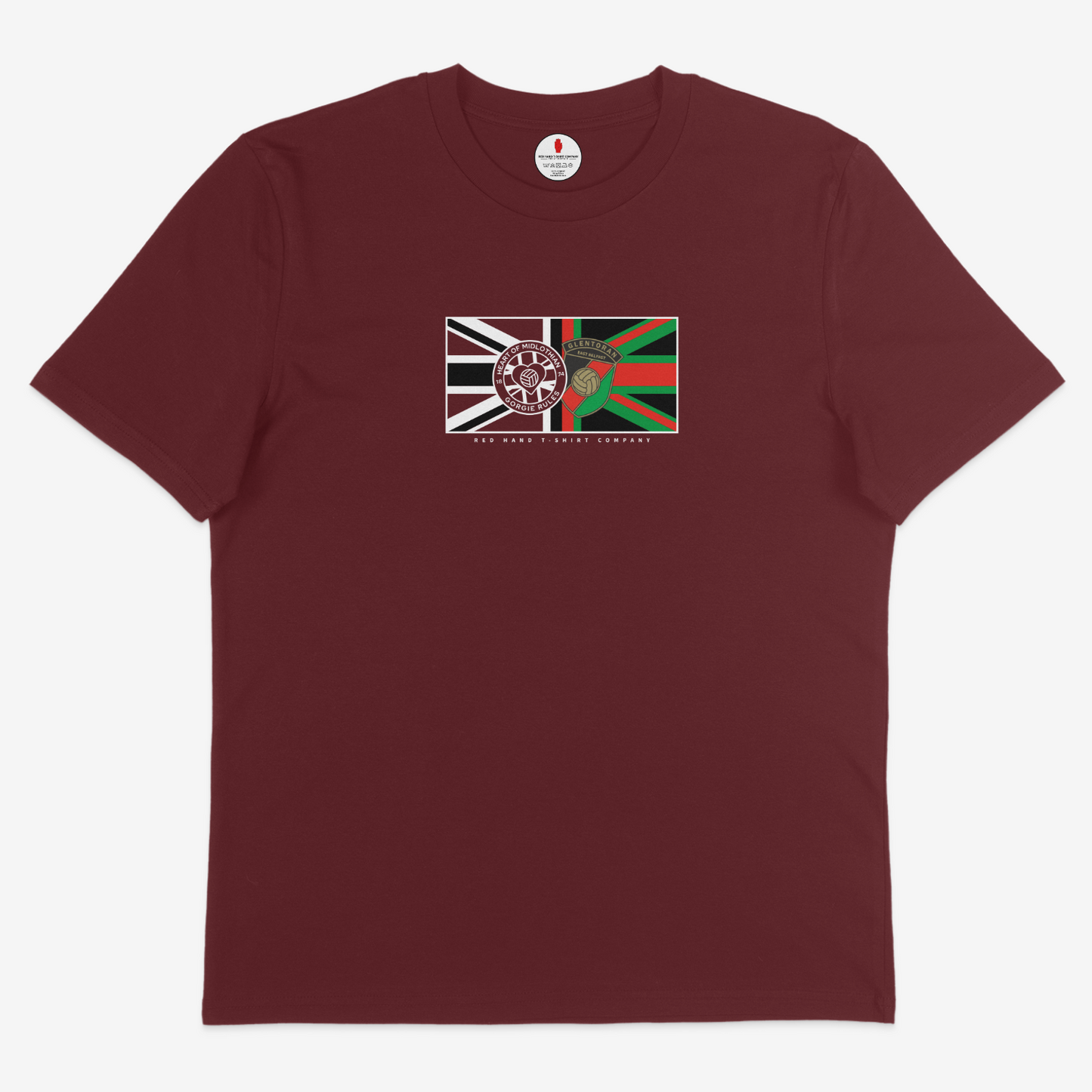 Hearts Glentoran Union Flag T-shirt