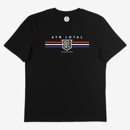 Ayr Loyal Three Stripe T-Shirt