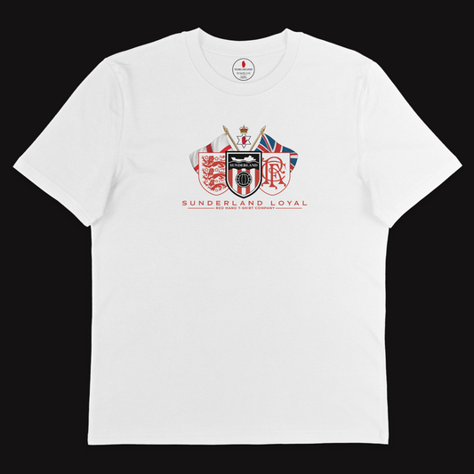 (Sale) Sunderland Rangers England 2.0 T-Shirt - 2XL White