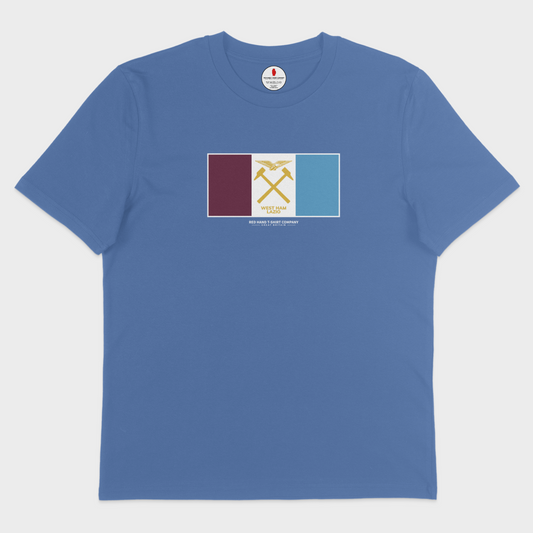 (Sale) West Ham Lazio T-shirt - Large Light Blue