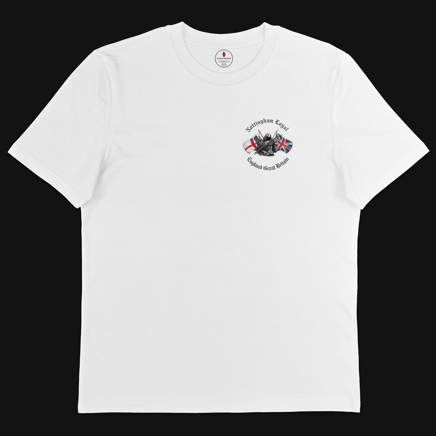 Nottingham Loyal England GB T-shirt (Breast Print)