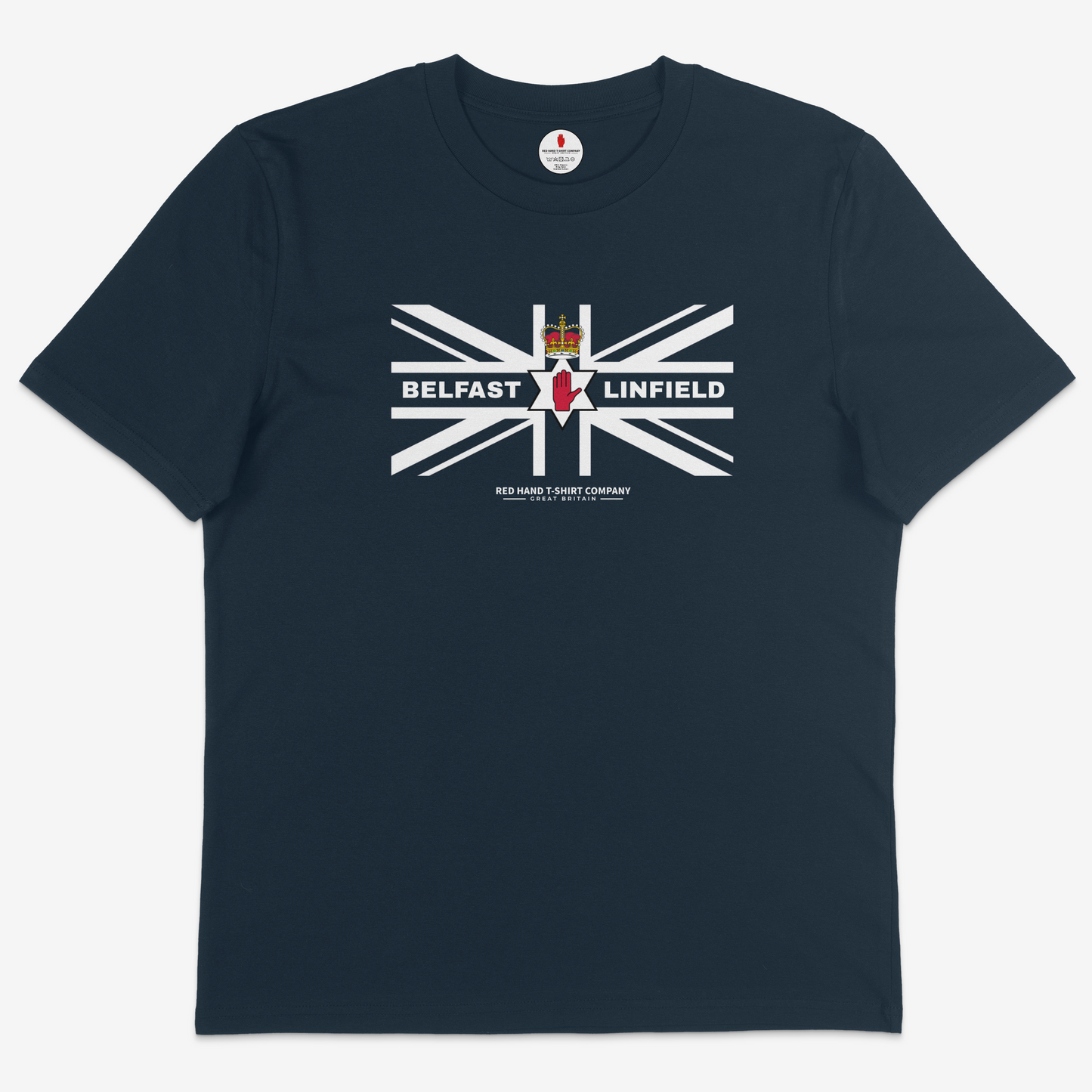 Belfast Linfield Union Flag T-shirt