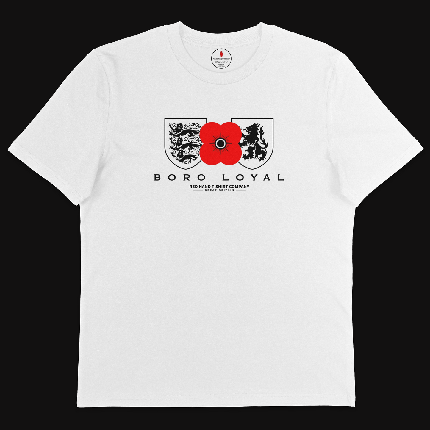 Boro England Poppy T-shirt