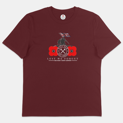 West Ham Lest We Forget T-shirt