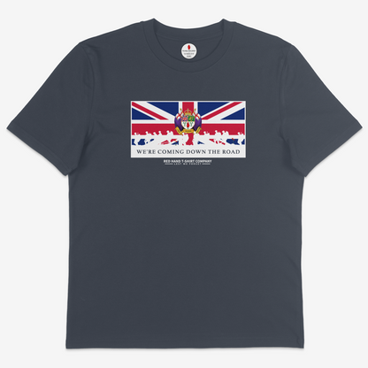 We're Coming Down The Road T-shirt