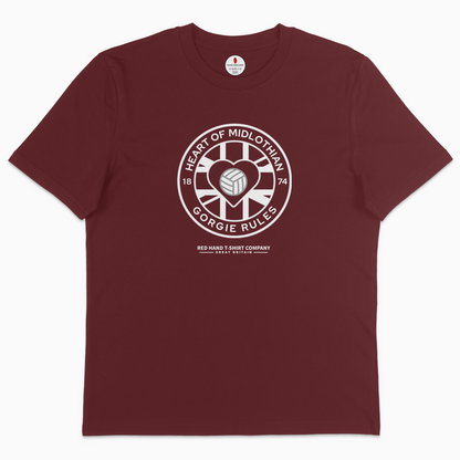 H.O.M Gorgie Rules Badge T-shirt