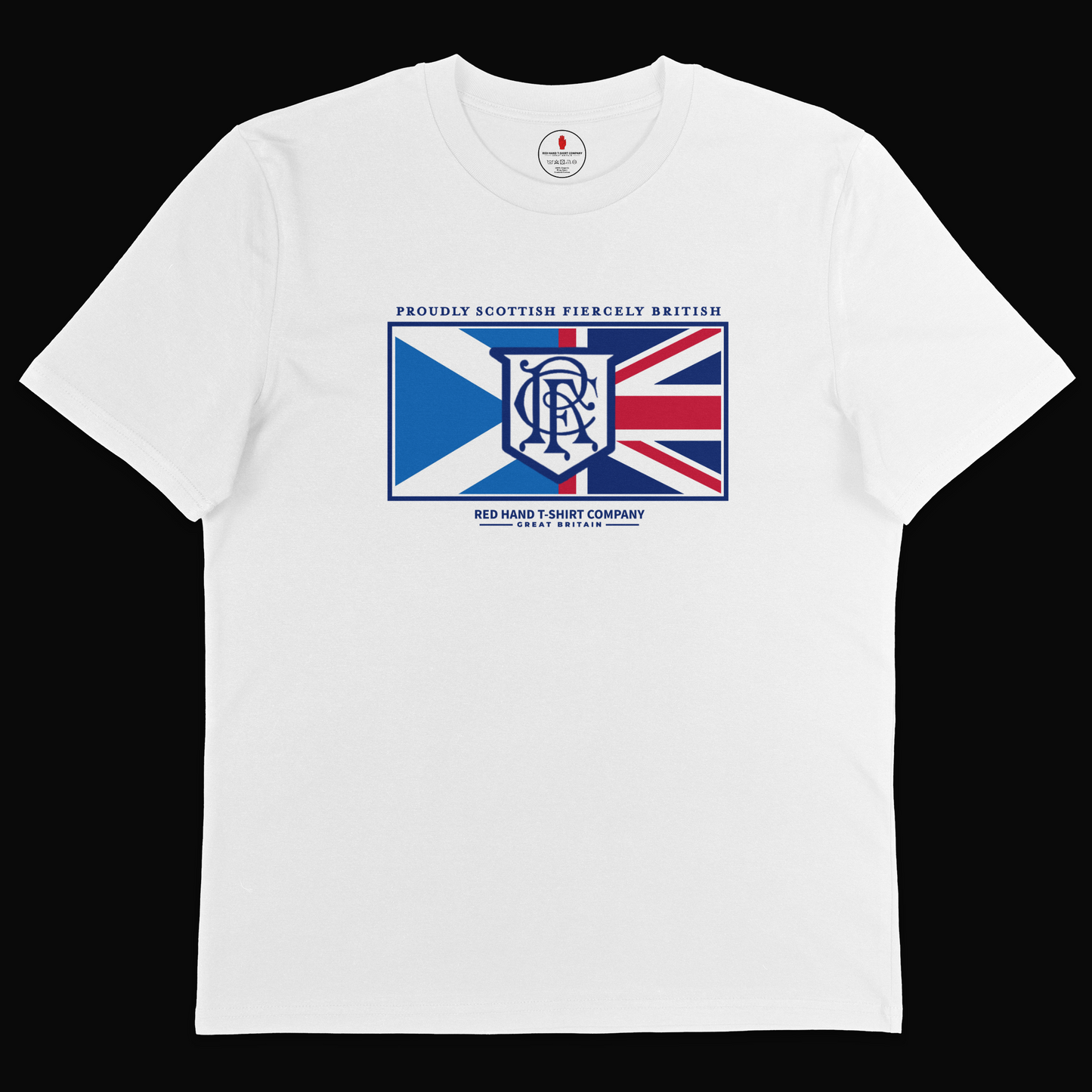 RFC Proudly Scottish Fiercely British T-shirt