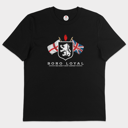 Boro Loyal Crossed Flags T-shirt