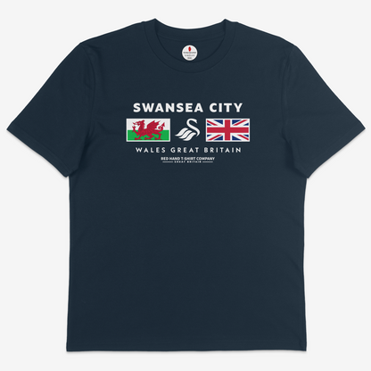 Swansea City Wales GB T-shirt