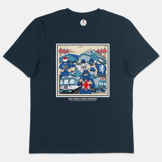 (Sale) Glasgow Rangers A Way Of Life T-shirt - XL Navy