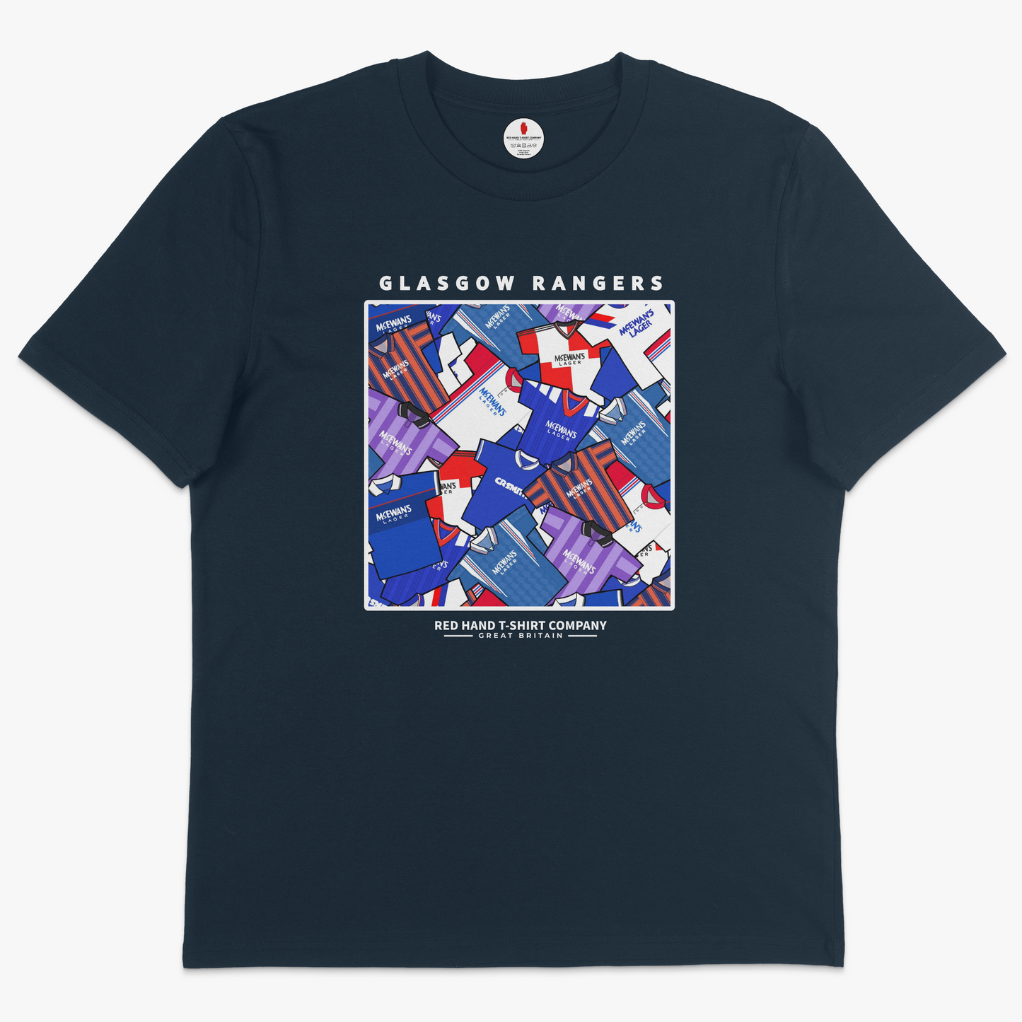 Glasgow Rangers Retro Kit T-shirt