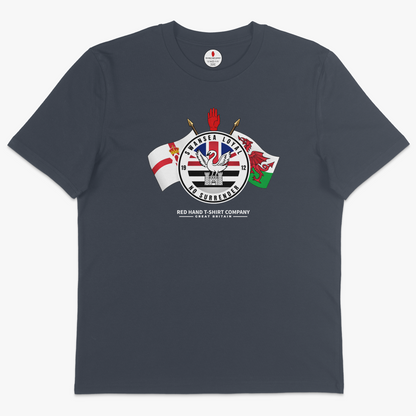 Swansea Loyal Crossed Flags T-shirt
