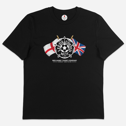 Leeds United Crossed Flags T-Shirt