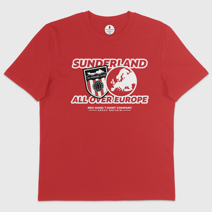 (Sale) Sunderland All Over Europe T-shirt - Medium