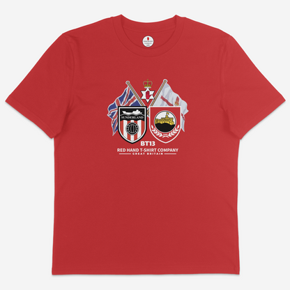 BT 13 Sunderland x Linfield T-shirt