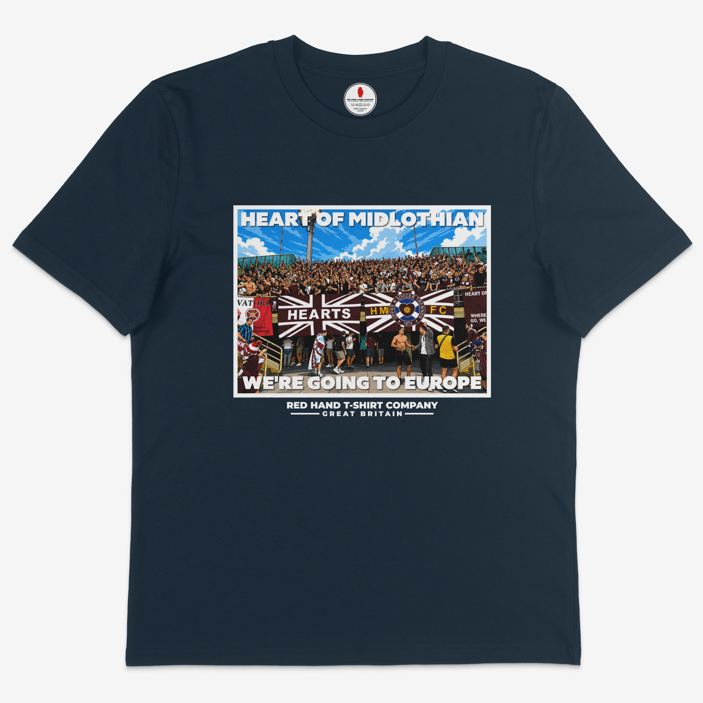 Hearts We're Going To Europe T-shirt