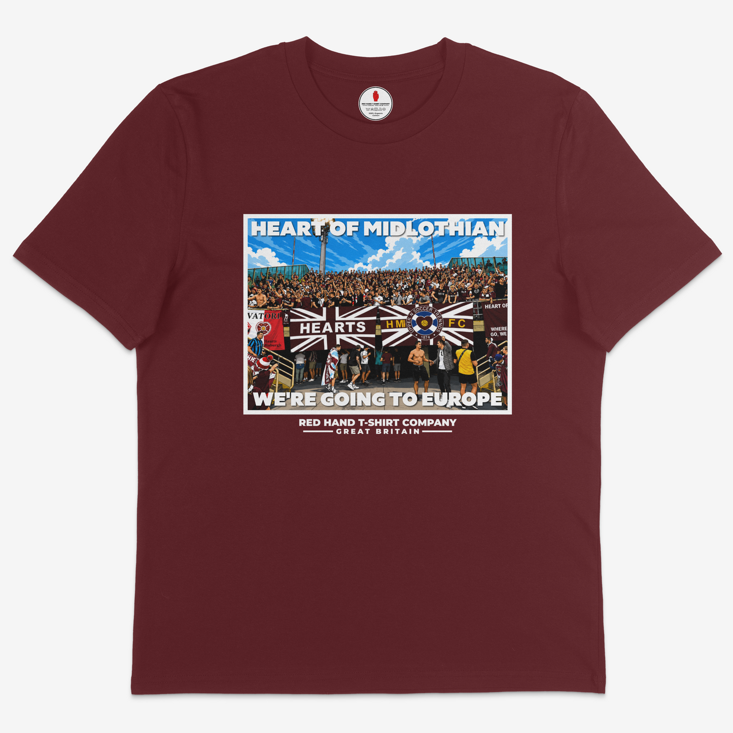Hearts We're Going To Europe T-shirt