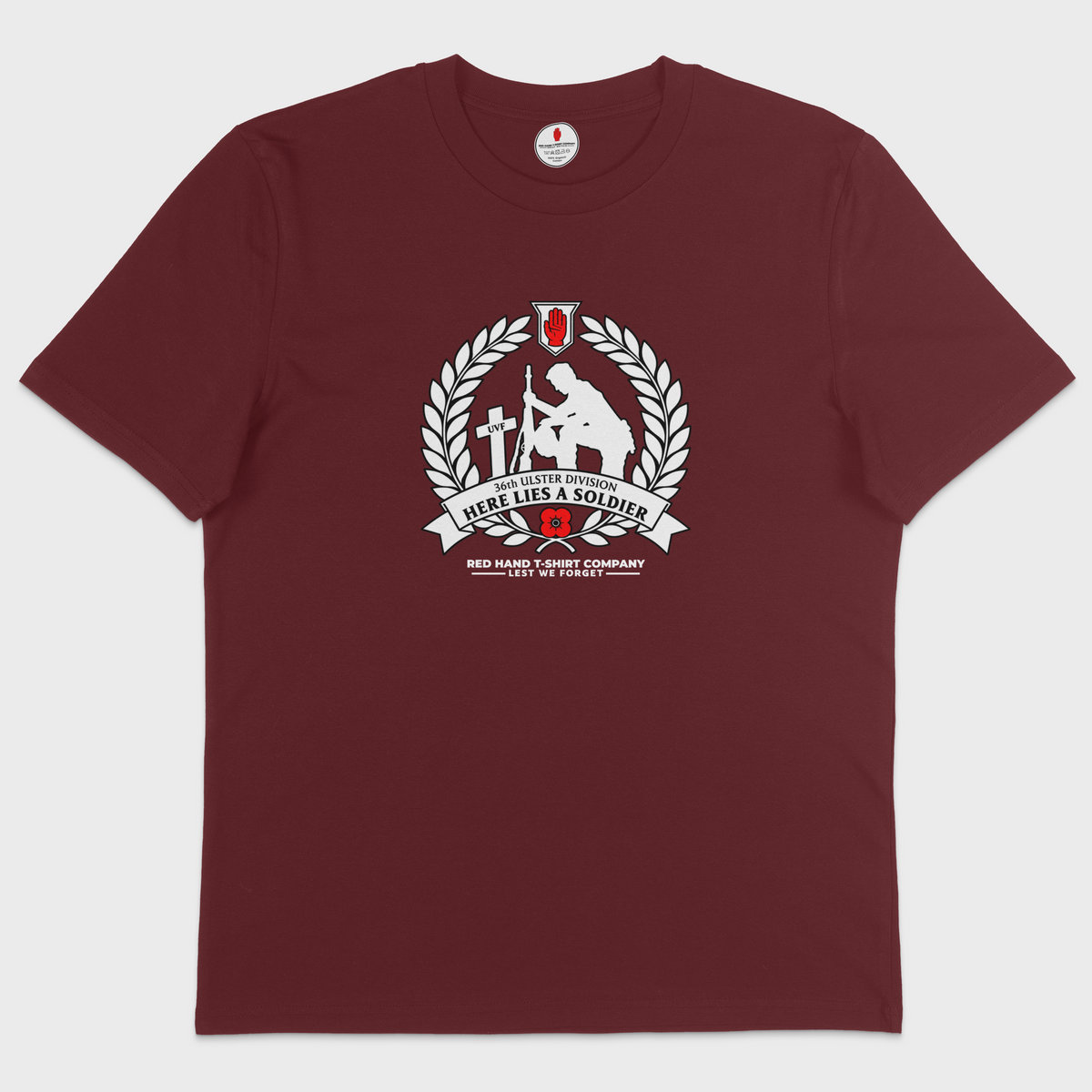 36th Ulster Division Here Lies A Soldier T-shirt