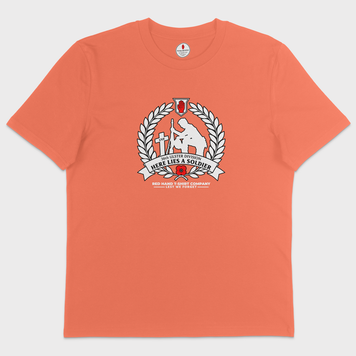 36th Ulster Division Here Lies A Soldier T-shirt