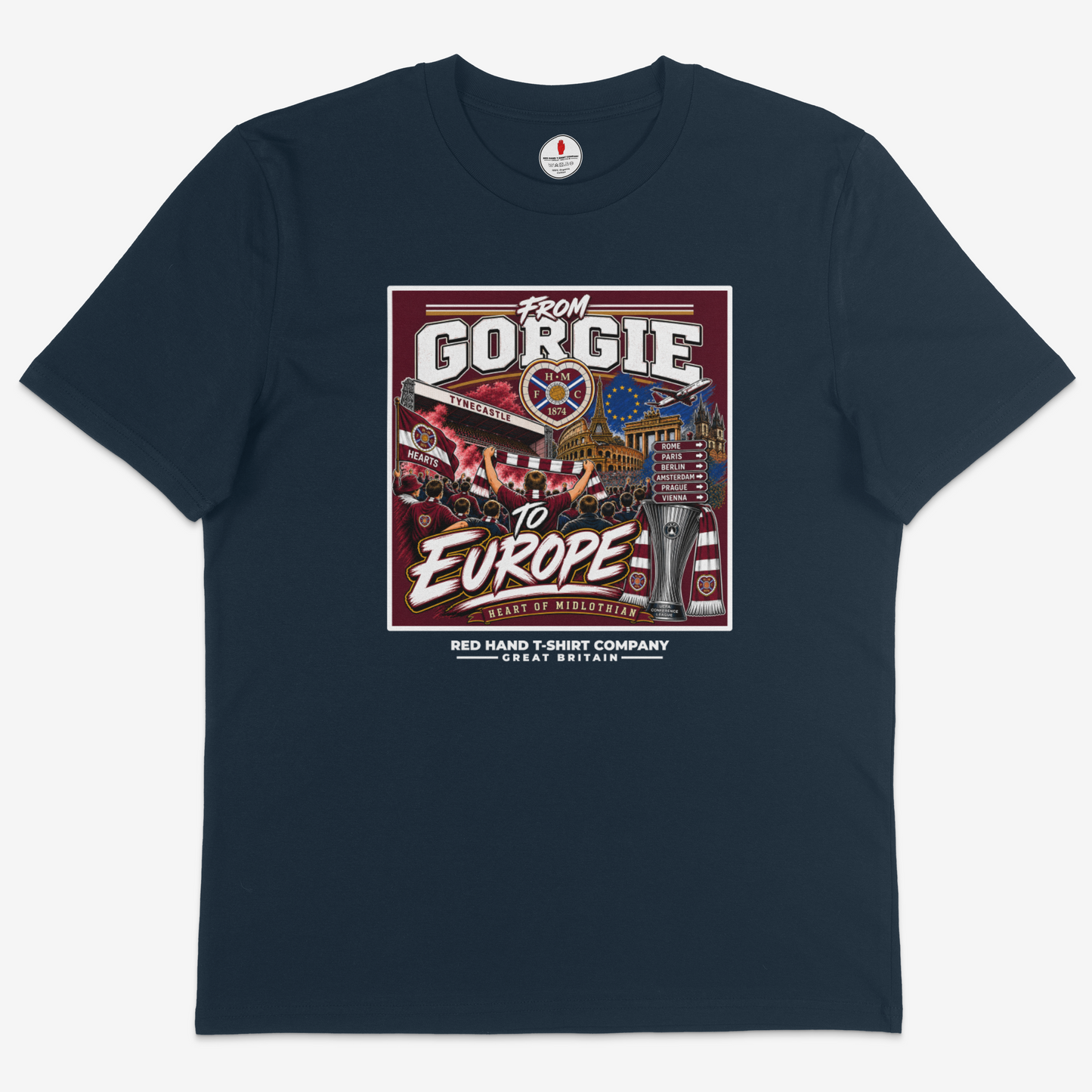 From Gorgie To Europe T-shirt