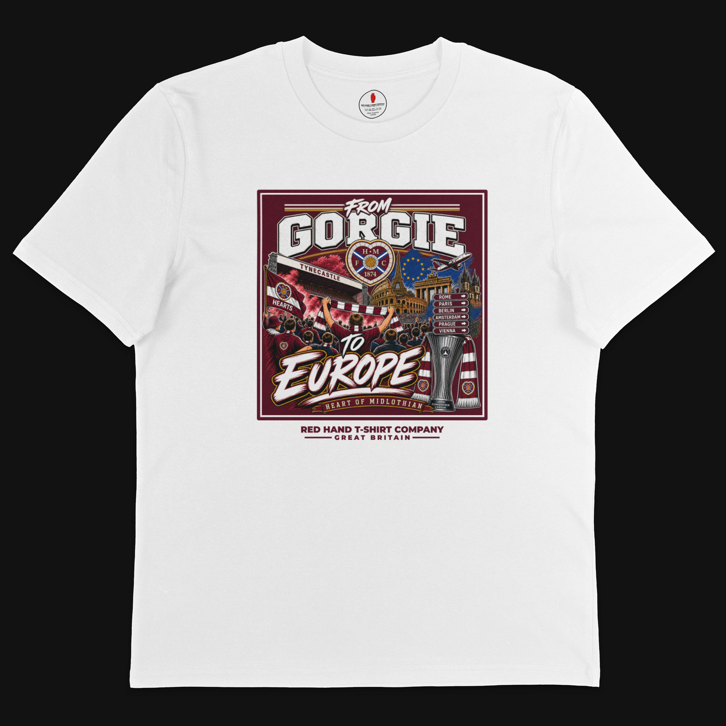 From Gorgie To Europe T-shirt