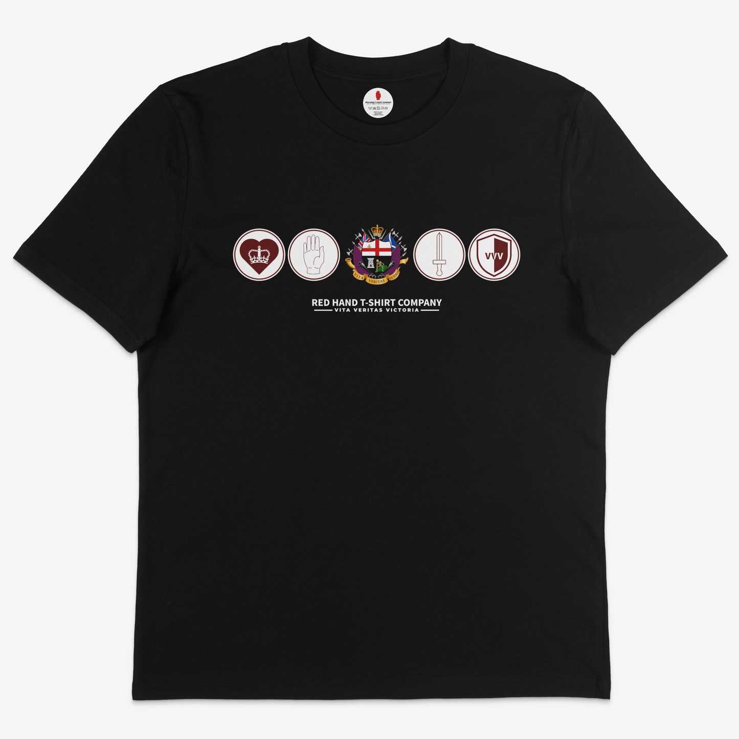 Heart Hand Sword & Shield T-shirt