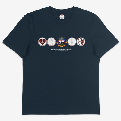 Heart Hand Sword & Shield T-shirt