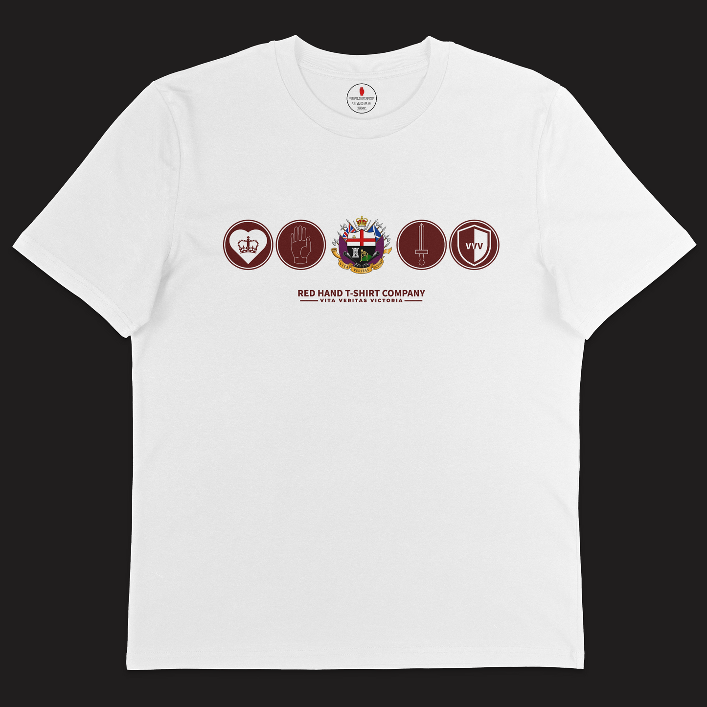 Heart Hand Sword & Shield T-shirt