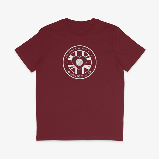 RHTC Gorgie Rules T-shirt - Burgundy