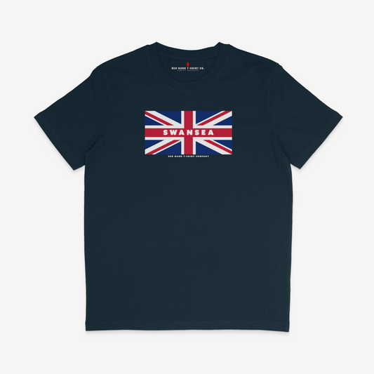 Swansea Union Jack T-shirt - Navy