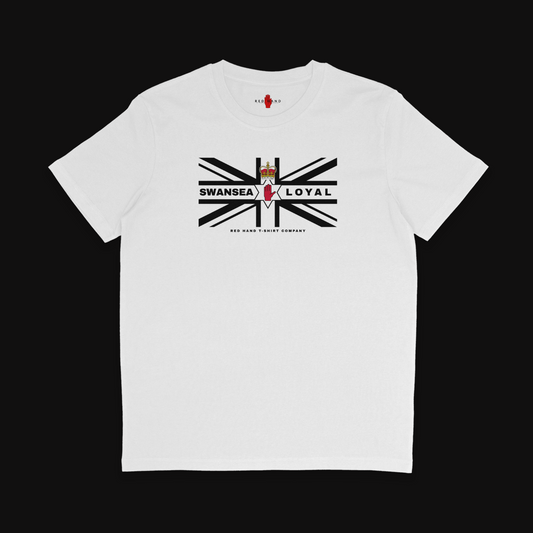 Swansea Loyal Flag T-shirt - White