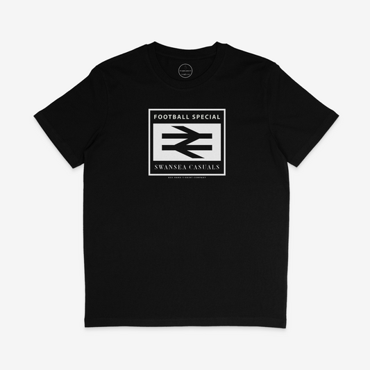 Football Special Swansea Casuals T-shirt - Black