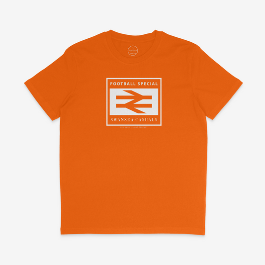 Football Special Swansea Casuals T-shirt - Orange