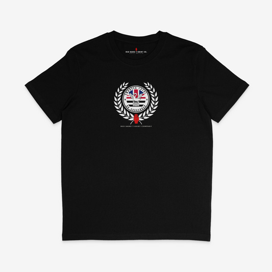 Swansea Laurel Wreath T-shirt - Black