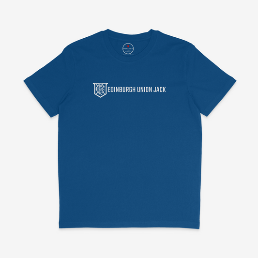 Edinburgh Union Jack Kids T-Shirt - Blue