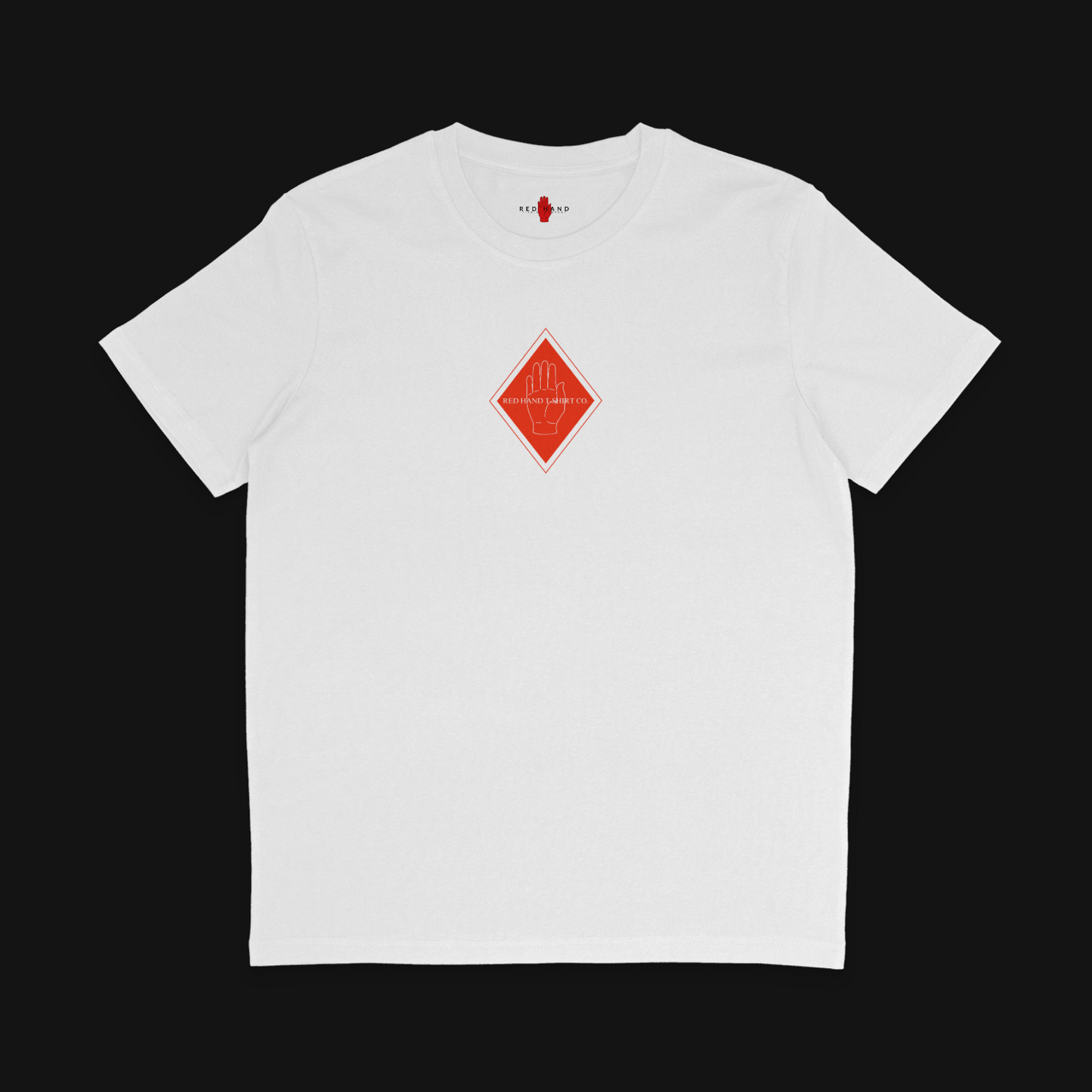 (Sale) RHTC Diamond T-Shirt - Medium White