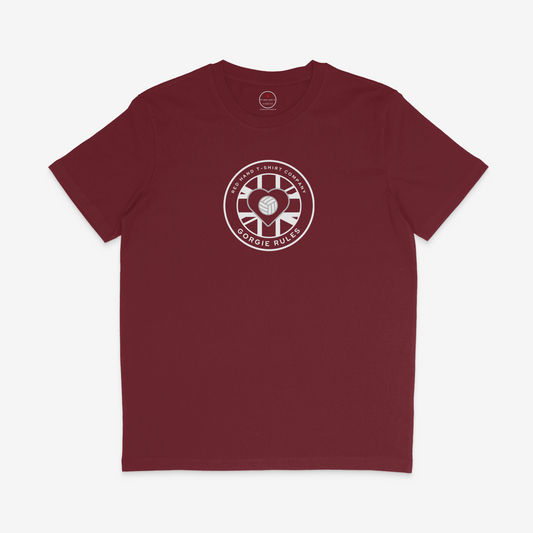 RHTC Gorgie Rules T-shirt - Burgundy